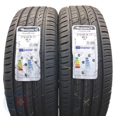 Opony 215/60 R17 2x BARUM 96V Bravuris 5 Letnie 2022 Jak Nowe