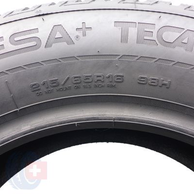 5. Opony 215/65 R16 2x ESA TECAR 98H Super Grip 9 SUV Zimowe 2017 Nieużywane 
