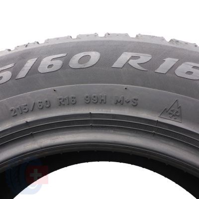 8. 2 x PIRELLI 215/60 R16 99H Winter Sottozero 3 Zima 2018/19 