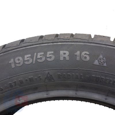 5. 2 x CONTINENTAL 195/55 R16 87H ContiWinterContact TS830P RunFlat BMW Zima 2018 Jak Nowe Nieużywane