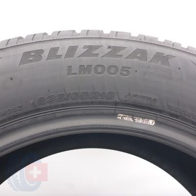 6. Opony 235/60 R18 2x BRIDGESTONE 107H XL Blizzak Lm005 Zimowe 2023 7-7,5mm