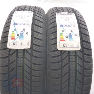 Opony 215/70 R16 2x CONTINENTAL 100T WinterContact TS870P Zimowe Nieużywane 2022