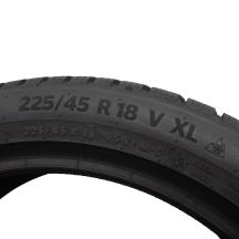 5. Opony 225/45 R18 2x CONTINENTAL 95V XL WinterContact TS870P Zimowe 2022, 2023 7,5-8mm