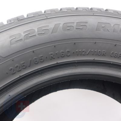 6. Opony 225/65 R16C 2x PIRELLI 112/110R Carrier Winter Zimowe 2022 Jak Nowe 7,2mm