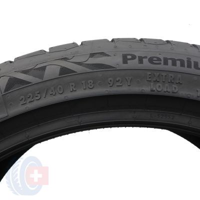 4. Opony 225/40 R18 2x CONTINENTAL 92Y XL PremiumContact 7 Letnie 2024 6,5-6,8mm