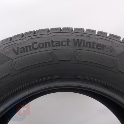 7. Opony 225/65 R16C 2x CONTINENTAL 112/110R VanContact Winter Zimowe 2023 Jak Nowe 9mm
