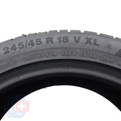 3. Opona 245/45 R18 1x CONTINENTAL 100V XL WinterContact TS 850 P Zimowa 2020 Jak Nowa