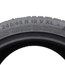 3. Opona 245/45 R18 1x CONTINENTAL 100V XL WinterContact TS 850 P Zimowa 2020 Jak Nowa
