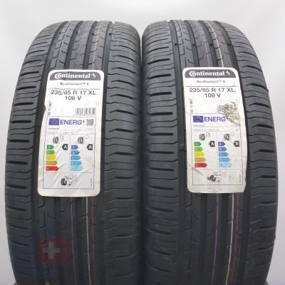 3. Opony 235/65 R17 4x CONTINENTAL 108V XL EcoContact6 Letnie 2022 Nieużywane 