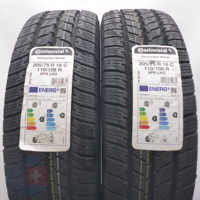3. Opony 205/75 R16C 4x CONTINENTAL 110/108R VanContact Winter Zimowe 2022 