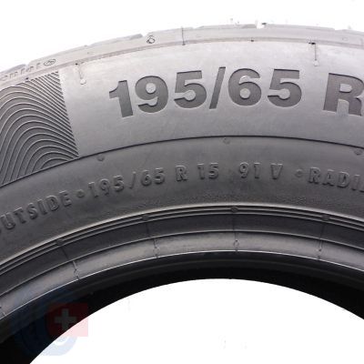 4. Opony 195/65 R15 2x CONTINENTAL 91V ContiPremiumContact 5 Letnie 2015 Nieużywane