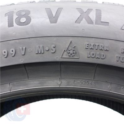 2. Opony 215/55 R18 2x CONTINENTAL 99V XL WinterContact TS870P zimowe 2022 Jak Nowe