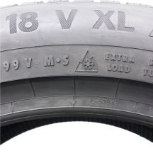 2. Opony 215/55 R18 2x CONTINENTAL 99V XL WinterContact TS870P zimowe 2022 Jak Nowe