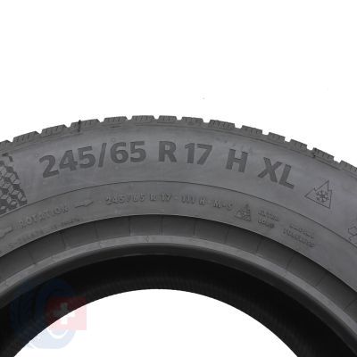 7. Opony 245/65 R17 2x CONTINENTAL 111H XL WinterContact TS 870 P Zimowa 2022 Nieużywana 