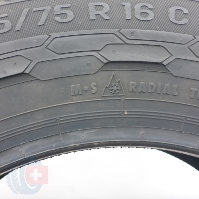 7. Opony 195/75 R16C 4x UNIROYAL 107/105R Snow Max 3 Zimowe 2021/22  Jak Nowe
