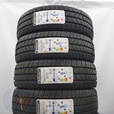 Opony 195/70 R15C 4x CONTINENTAL 104/102R VanContact Winter Zimowe 2023 Nieużywane 