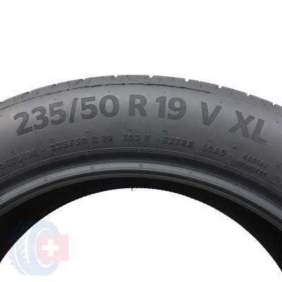 4. 2 x CONTINENTAL 235/50 R19 103V XL EcoContact 6 VOL Lato 2022 5,5-5,8mm