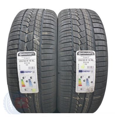 3. 4 x CONTINENTAL 255/55 R19 111V XL WinterContact TS860S Zima 2021 Jak Nowe 