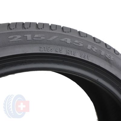 7. 4 x PIRELLI 215/45 R18 89V Cinturato P7 Lato 6-6.8mm