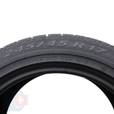 6. 2 x PIRELLI 245/45 R17 99H XL Sottozero Winter 210 SerieII M0 Zima 2014 6.5mm 