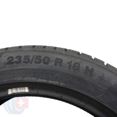 6. 4 x CONTINENTAL 235/50 R18 97H WinterContact TS850P SUV Zima 2018/19 Jak Nowe 