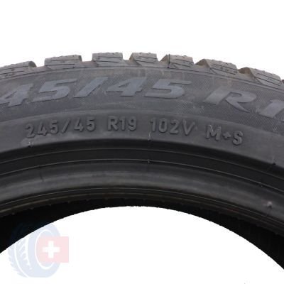 5. 2 x PIRELLI 245/45 R19 102V XL Sottozero 3 Winter RunFlat MOE Zima 2019 Jak Nowe