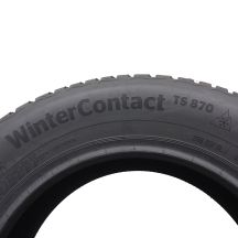 7. 2 x CONTINENTAL 195/65 R15 91T WinterContact TS870 Zima 2021 Jak Nowe 7,2mm