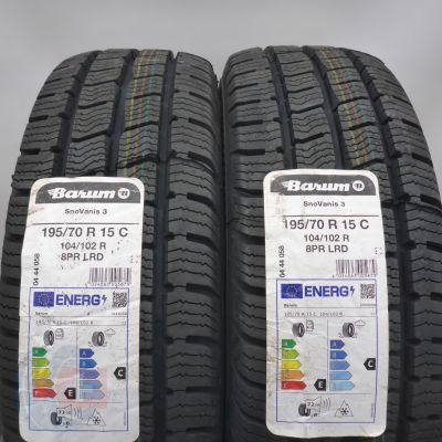 4. Opony 195/70 R15C 4x BARUM 104/102R SnoVanis 3 Zimowe 2023 