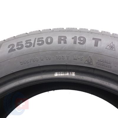 5. Opony 255/50 R19 2x CONTINENTAL 103T Seal WinterContact TS850P Zimowe 2022 6,8mm