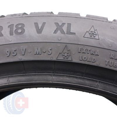 2. 2 x CONTINENTAL 225/45 R18 95V XL WinterContact TS870P Zima 6,8-7,2mm 2021/22 Jak Nowe