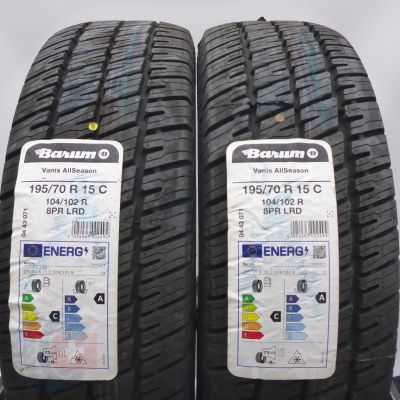 3. Opony 195/70 R15C 4x BARUM 104/102R Vanis AllSeason Wielosezonowe 2021 