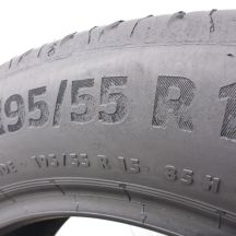7. 2 x CONTINENTAL 195/55 R15 85H EcoContact 6 Lato 2021 6-6.2mm 