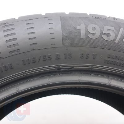 4. Opony 195/55 R15 2x CONTINENTAL 85V ContiEcoContact 5 Letnie 2018 6-6,2mm