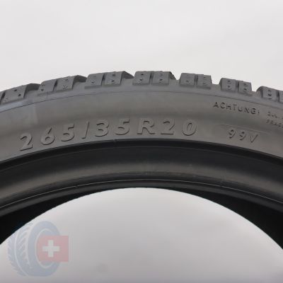 5. Opony 265/35 R20 2x DUNLOP 99V XL SP Winter Sport 3D AO Zimowe 2019 6,5-6,8mm