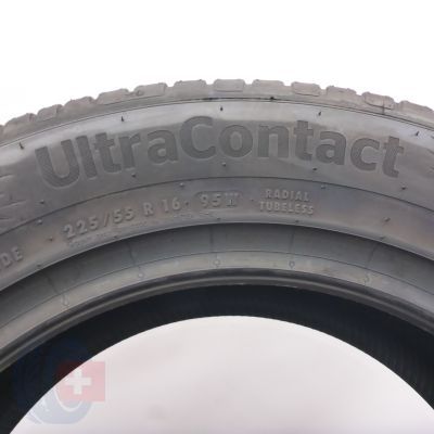 6. Opony 225/55 R16 4x CONTINENTAL 95W UltraContact Letnie 2022/23