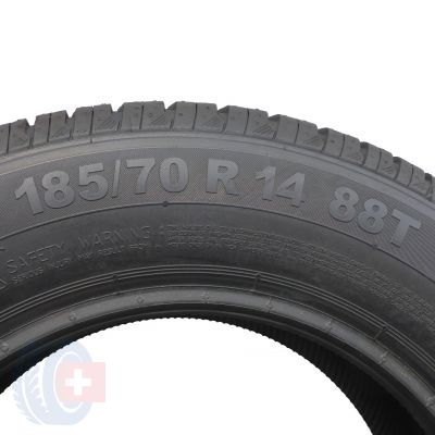 7. 4 x CONTINENTAL 185/70 R14 88T ContiEcoContact 3 Lato 2014 JAK NOWE