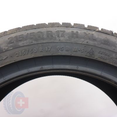 7. Opony 215 50 17 4x CONTINENTAL 215/50 R17 95H WinterContact TS 870 P Zimowe 2023 Jak Nowe