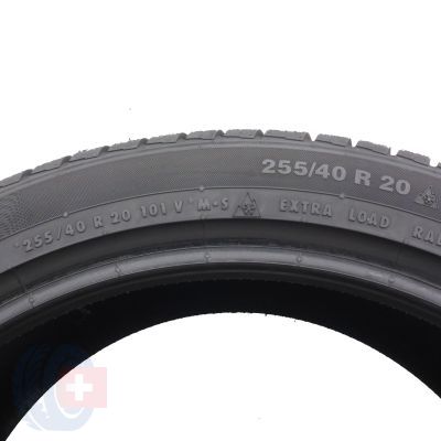 4. Opona 255/40 R20 1x CONTINENTAL 101V XL ContiWinterContact TS830 P M0 Zimowe 2023 7,5mm