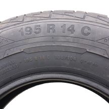 6. 2 x CONTINENTAL 195/80 R14C 106/104Q ContiVanContact 100 Lato 2023 Jak Nowe