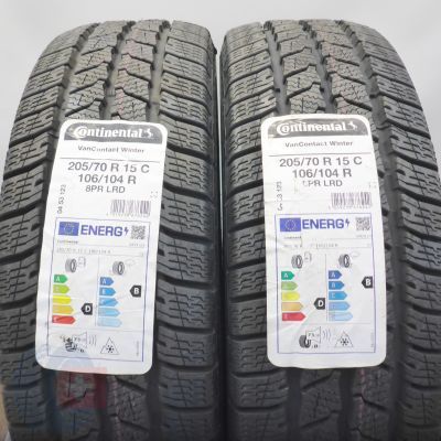 3. Opony 205/70 R15C 4x CONTINENTAL 106/104R VanContact Winter Zimowe 2021/22