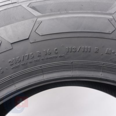 7. Opony 215/75 R16C 2x CONTINENTAL 113/111R VanContact Winter Zimowe 2019/20 Jak Nowe
