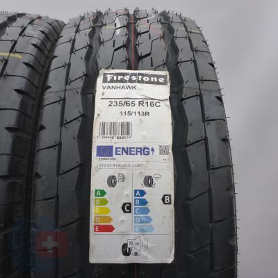 2. Opony 235/65 R16C 2x FIRESTONE 115/113R VanHawk Letnie 2022 Nieużywane