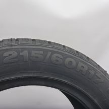 8. Opony 215/60 R17 4x CONTINENTAL 96H 4x4 WinterContact Zimowe 2021 Nieużywane 