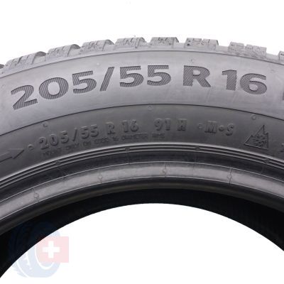 4. 2 x CONTINENTAL 205/55 R16 91H WinterContact TS860 Zima 2019 7,8-6,8mm