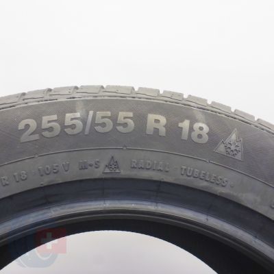 6. Opony 255/55 R18 2x CONTINENTAL 105V ContiWinterContact TS 830 P Zimowe 2022