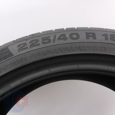 2. Opona 225/40 R18 1x CONTINENTAL 92Y XL ContiSportContact5 A01 Letnia 2023 6,8mm