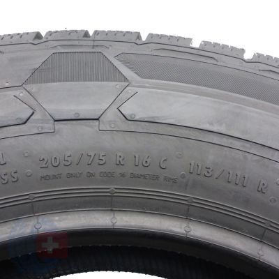 6. Opony 205/75 R16C 2x CONTINENTAL 113/111R VanContact Winter Zimowe 2023 Jak Nowe