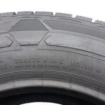 6. Opony 205/75 R16C 2x CONTINENTAL 113/111R VanContact Winter Zimowe 2023 Jak Nowe