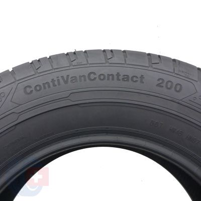 6. Opony 235/65 R16C 2x CONTINENTAL 115/113R ContiVanContact 200 Letnie 2020 Jak Nowe 9mm