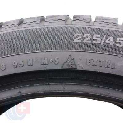 2. 1 x CONTINENTAL 225/45 R18 95H XL ContiWinterContact TS830P MOE RunFlat Zima 2014 6,2mm